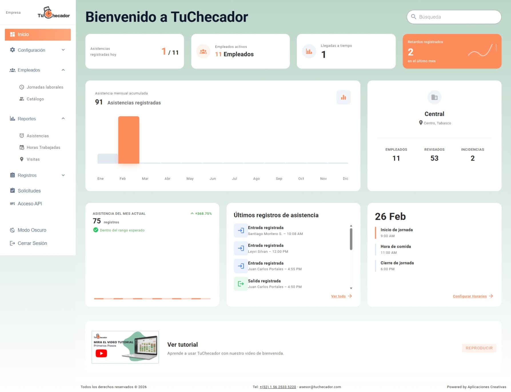 Como preparar un panel de asistencia para tu equipo